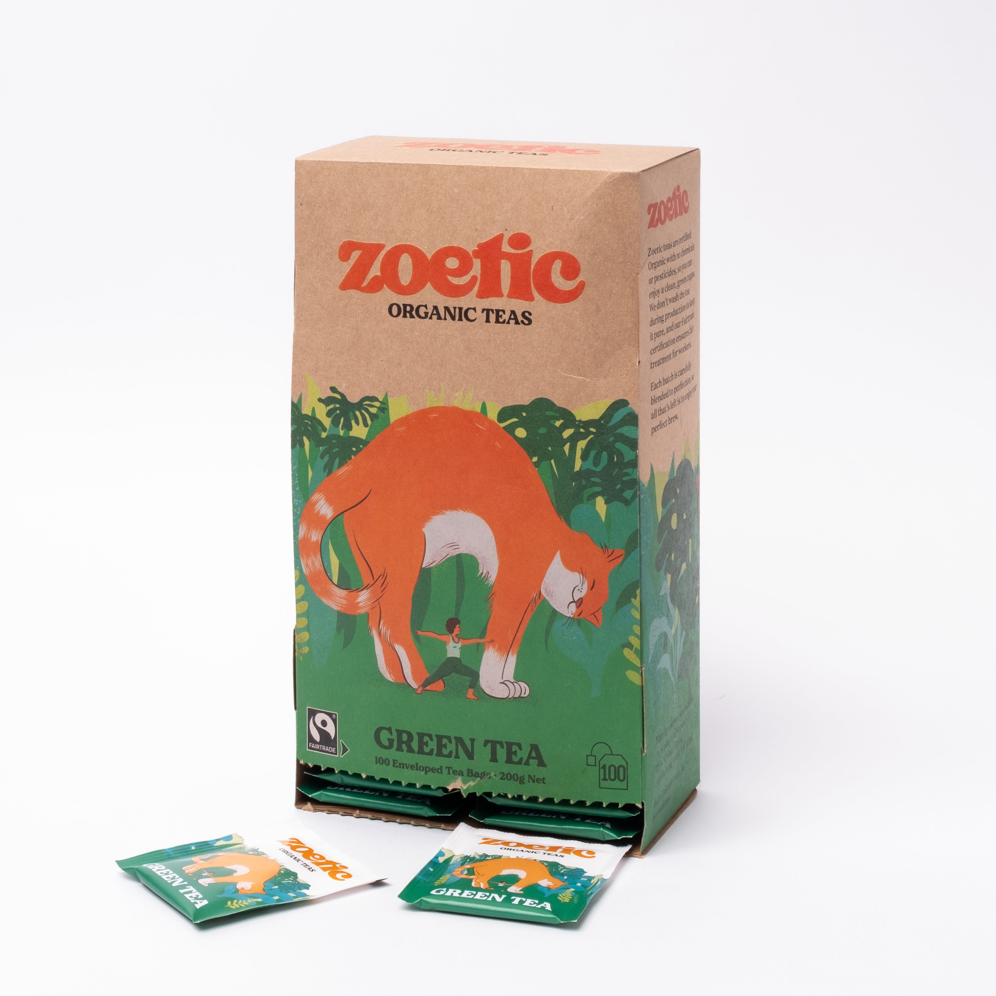 Green Tea Enveloped Tea Bags dmg