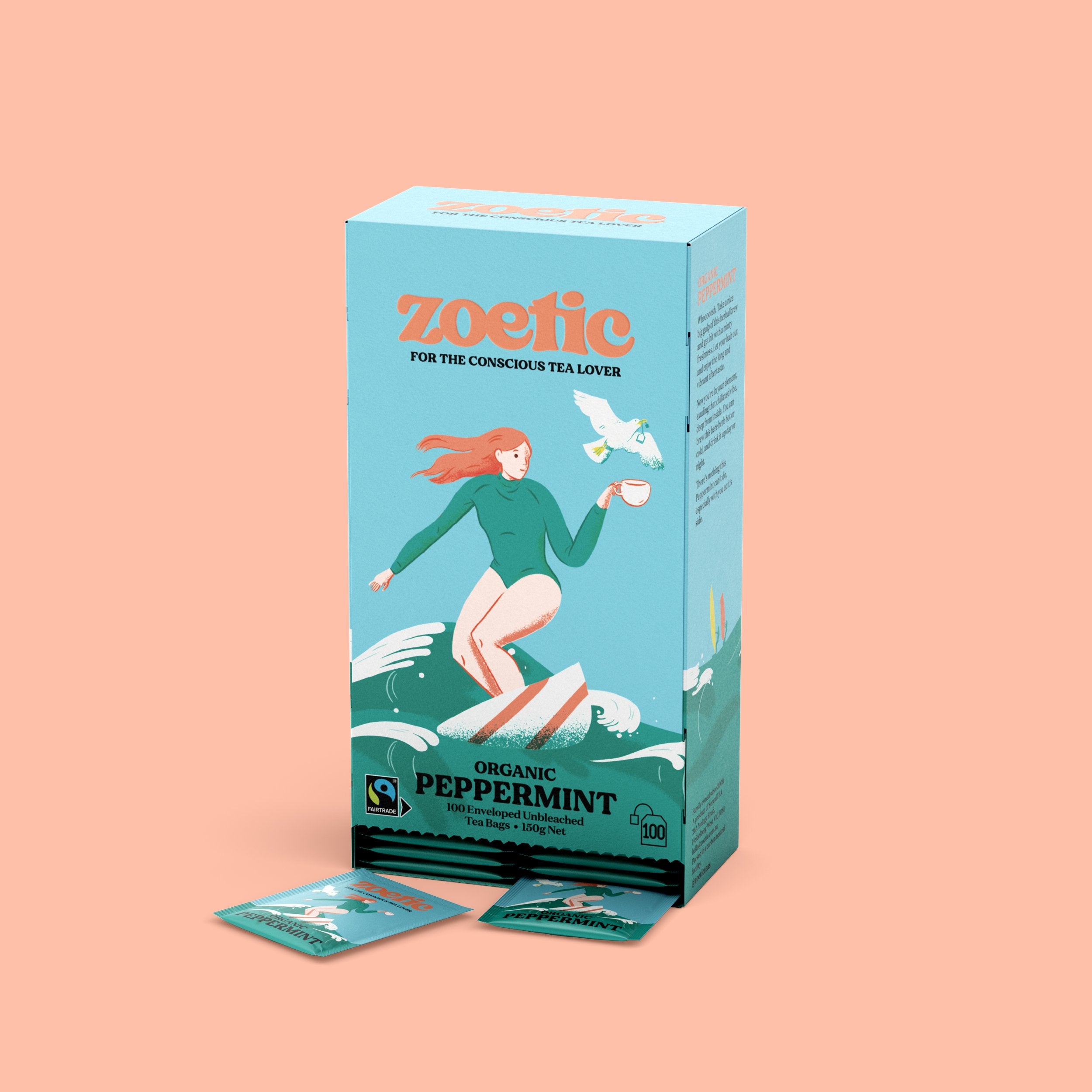 Peppermint Enveloped Tea Bags