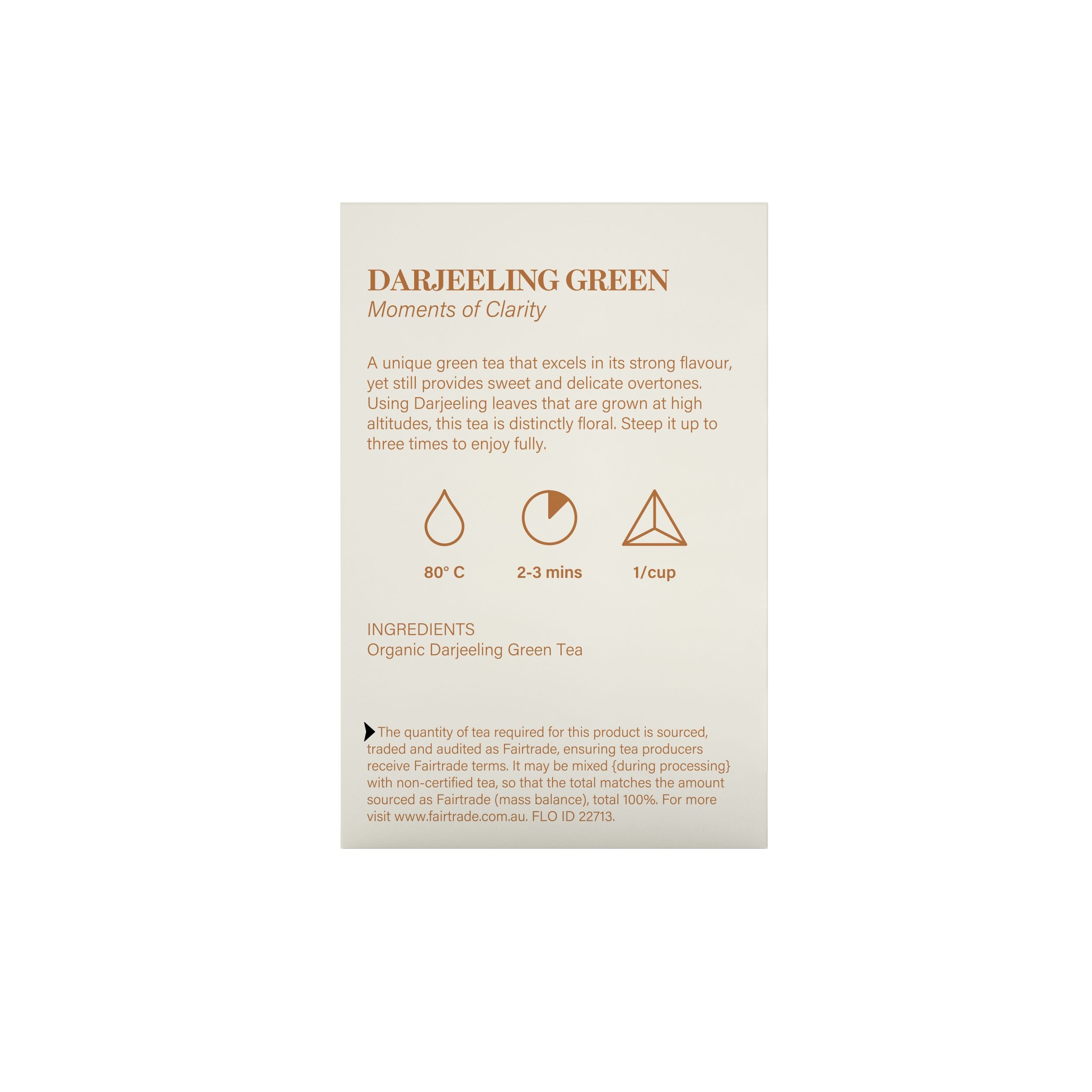Darjeeling Green Pyramid Bags