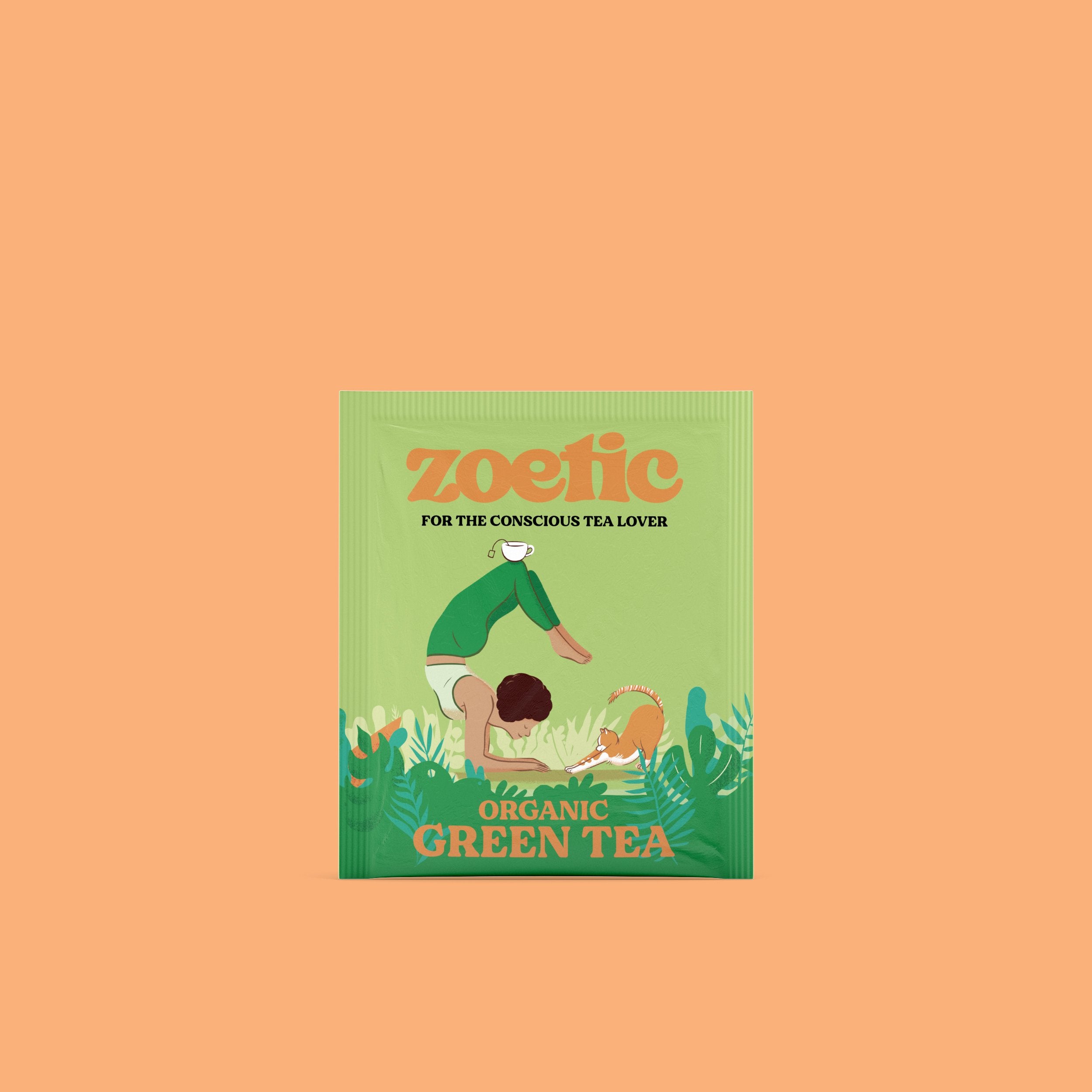 Green Tea Enveloped Tea Bags