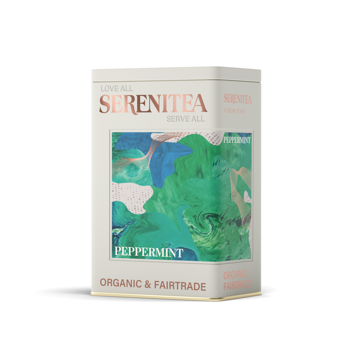 Storage Tin for Peppermint Herbal